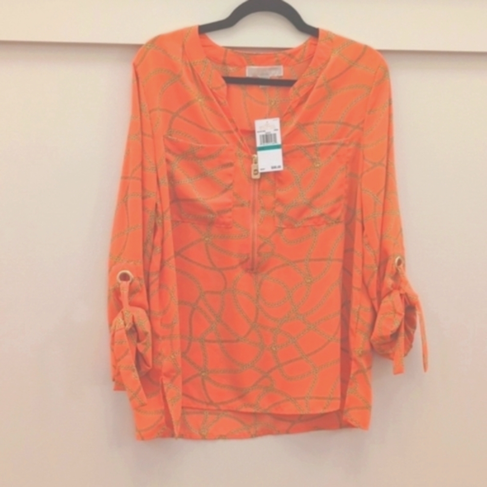 Michael Kors NWT Blouse. size large 4.99 shipping